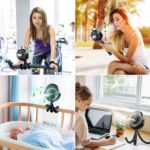 AMACOOL Misting stroller fan