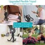 Amacool 4000mah Auto Oscillating Stroller Fan