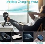Amacool 4000mah Auto Oscillating Stroller Fan