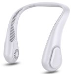 Amacool Bladeless Neck Fan Portable Personal Fan 5000mAh Battery Operated Wearable Cooling Fan