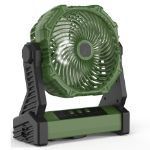 amacool 10000mAh camping fan with LED Light	