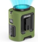 AMACOOL wearable rechargeable waist clip-on fan with 4 speed settings