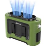 AMACOOL 14500mAh Portable Waist Fan, Strong Wind Power for Full Body Cooling Shirt Fan, 5 Speed Wearable Belt Clip on Fans, Battery Operated Personal Neck Fans for Outdoor Work Camping Travel
