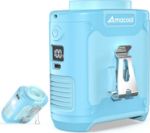 AMACOOL rechargeable portable waist fan clip-on wearable personal cooling fan with LED light - Oasis Cornflower Gloss