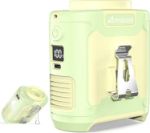 AMACOOL rechargeable portable waist fan clip-on wearable personal cooling fan with LED light - Pomelo